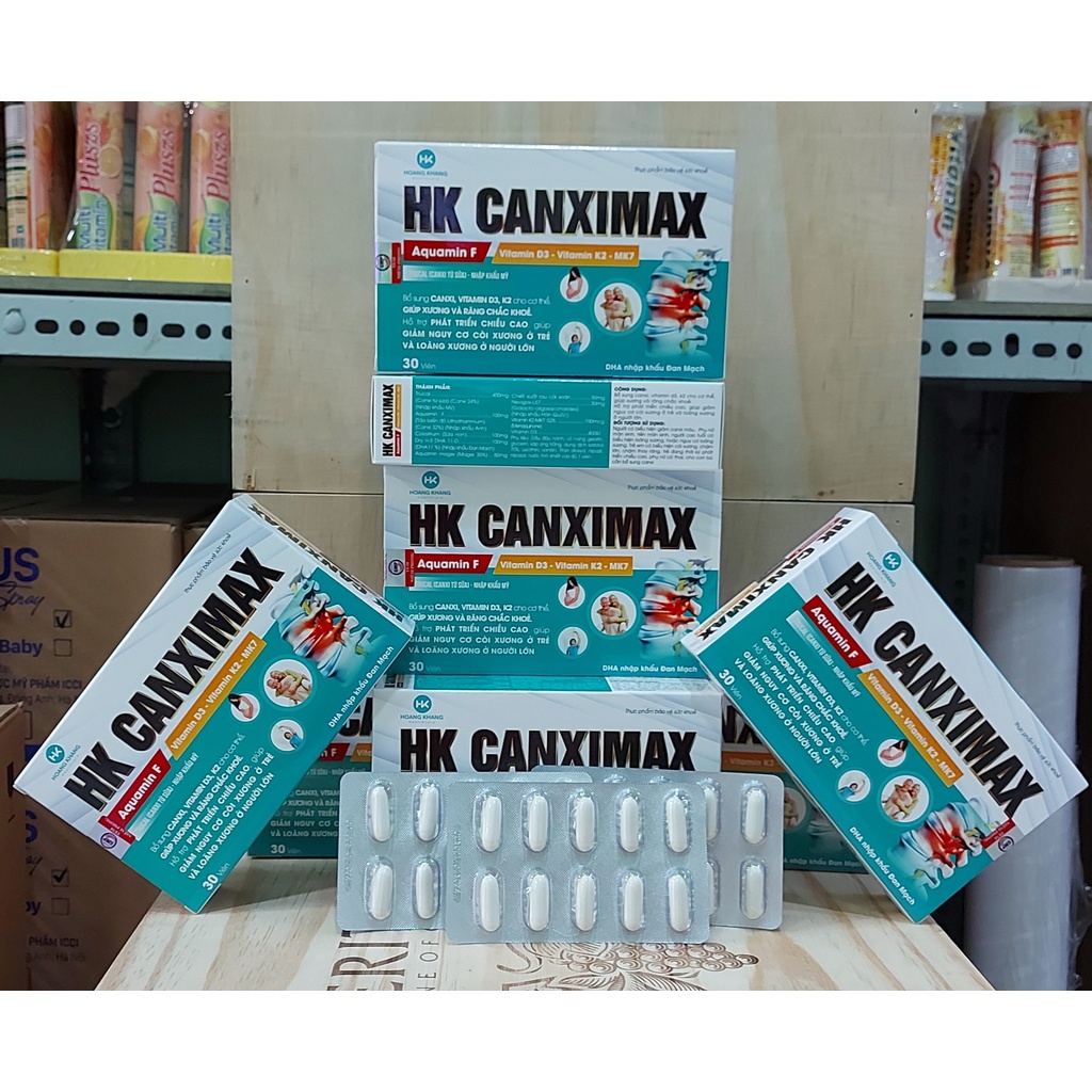 HK CANXIMAX VIÊN GIÚP XƯƠNG VÀ RĂNG CHẮC KHỎE