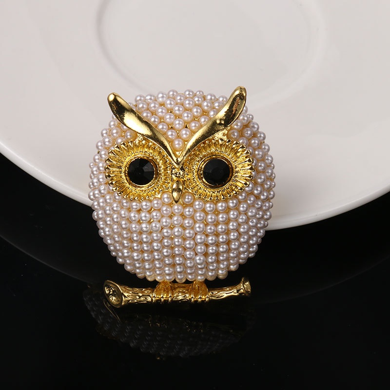 Ghim CàI ÁO HìNh Chú Cú ĐíNh Kim Cương Giả ThờI Trang Cho Nam Nữ