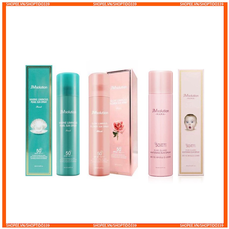 Xịt chống nắng JMsolution sun spray SPF50+/PA++++ 180ML
