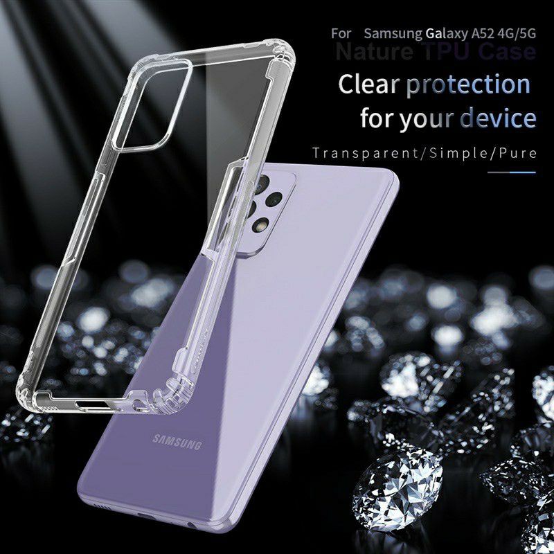 Samsung A52, A72 5G_Ốp lưng Nillkin Dẻo Nature chống sốc trong suốt ( Chính hãng)