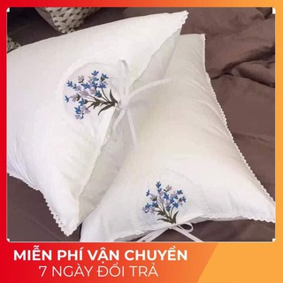 [ ảnh thật, video] Ruột gối thơm Lavender M2T bedding ruột gối hơi cao cấp kháng khuẩn mềm mại kích thước 45x65 cm
