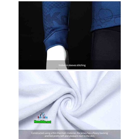 Áo dài tay thể thao lót nỉ Monton KOALA BLUE