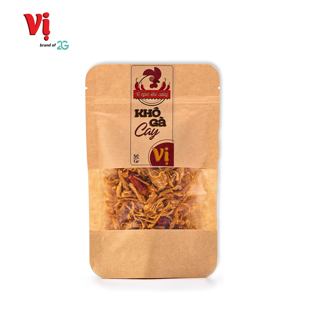 Khô Gà Cay Vị - Túi 50g