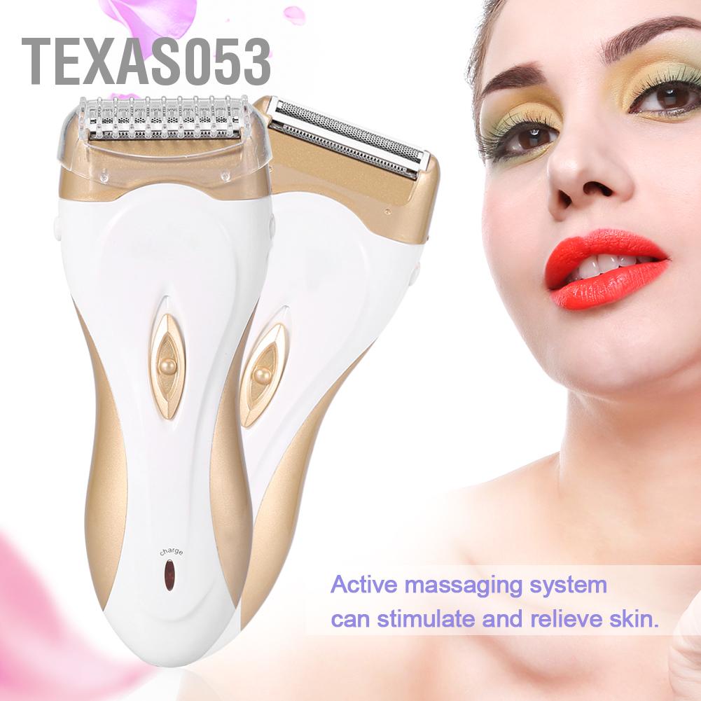 [Hàng mới về] Kemei KM-3518 Máy tẩy lông điện có thể sạc lại cho nữ【Texas053】