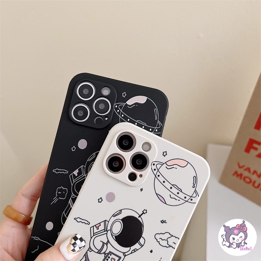 Ốp điện thoại silicon mềm in hình phi hành gia cho Samsung A13 A33 A53 A73 5G S20FE S22 S21 S20 S10+ Ultra Note 20Ultra