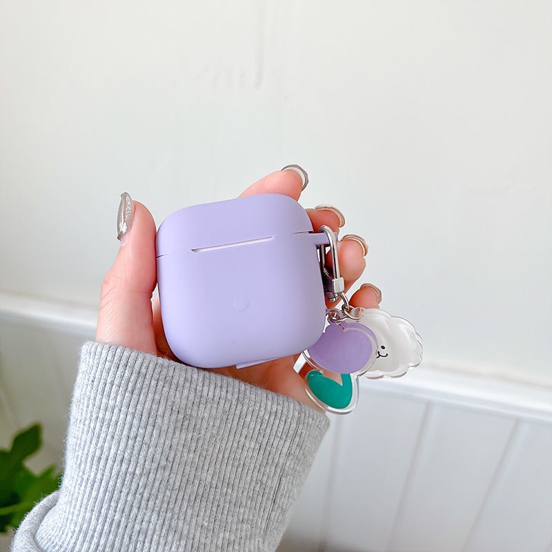 Vỏ Bảo Vệ Hộp Sạc Tai Nghe Xiaomi Redmi Buds 3 TWS 3 Bằng Silicon Dẻo Họa Tiết Hoa Dễ Thương
