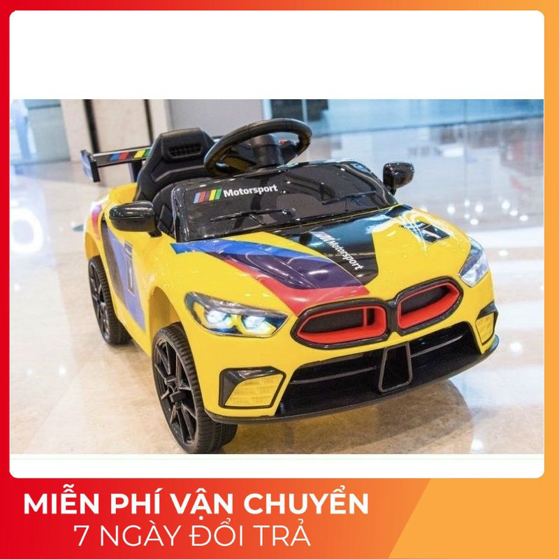 Xe Ôtô điện trẻ em 808 kiểu dáng BMW bé tự lái có điều khiển từ xa , lỗi 1 đổi 1D