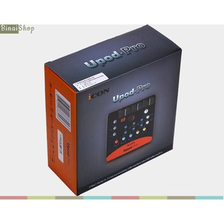 [Tặng giắc chuyển tai nghe] Sound card USB hát karaoke online ICON Upod Pro (Cam)