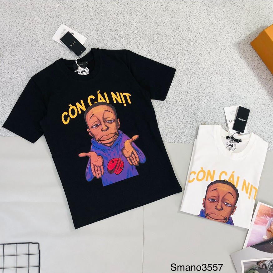 Áo phông Nam Nữ 🔅FULL SIZE🔅 Áo T shirt cổ tròn hot trend anh da đen còn cái nịt chất vải mềm mịn, thấm hút mồ hôi tốt | BigBuy360 - bigbuy360.vn