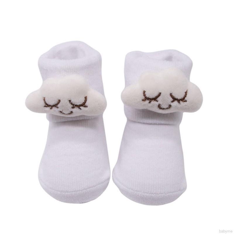Tất cotton giữ ấm chống trượt cho bé