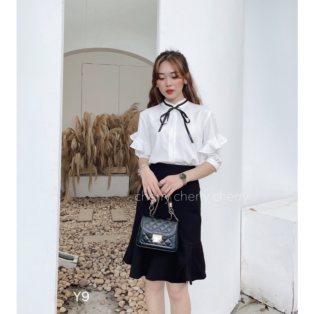 Chân váy xòe công sở thanh lịch