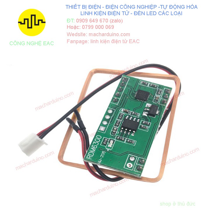 Module RFID RDM6300 125KHz Giao Tiếp UART