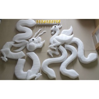 Bộ cốt xốp rồng phụng trang trí trái cây hoa tươi