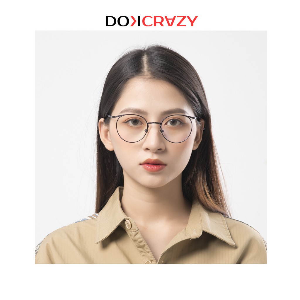 Gọng kính cận cá tính PANZY DOKCRAZY dáng tròn local brand thời trang nam nữ cao cấp phong cách retro Hàn Quốc | BigBuy360 - bigbuy360.vn