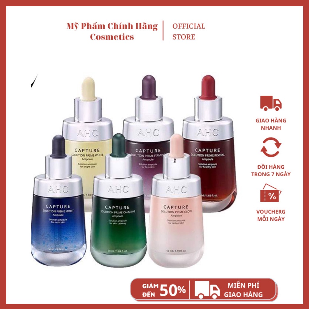 TINH CHẤT DƯỠNG ẨM -TRẮNG DA -SERUM AHC AMPOULE CAPTURE SOLUTION MAX AMPOULE(MẪU IS2020)