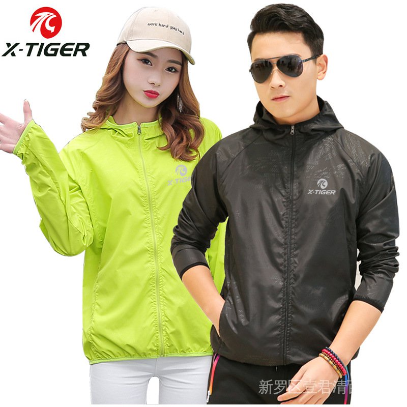 Áo Khoác Chống Nắng X-tiger Phản Quang Có Mũ Trùm Chống Tia UV Chống Nước CRD7