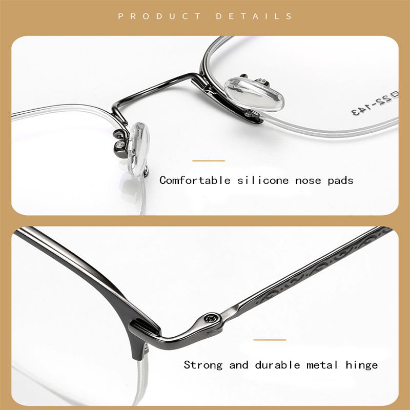 Color-changing glasses men and women anti-blue light anti-radiation fashion glasses