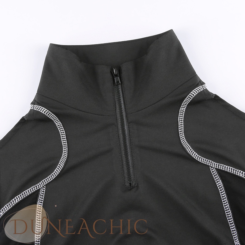 Áo thun nữ DUNEA dài tay cổ tròn thời trang Hàn Quốc