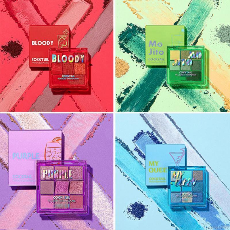 (Hàng Mới Về) Bảng Phấn Mắt Qibest 9 Màu Tông Nhũ Và Lì Trang Điểm Lâu Trôi | BigBuy360 - bigbuy360.vn