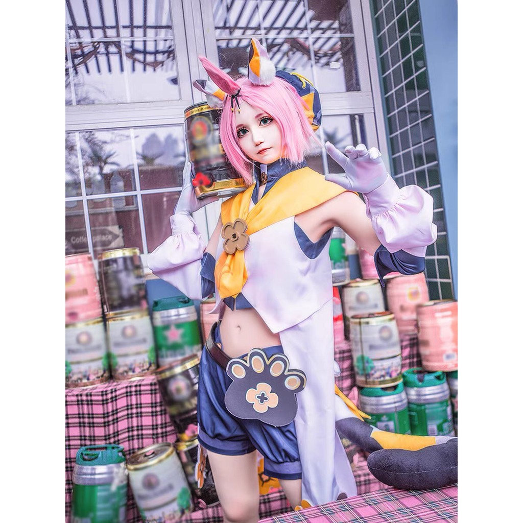 Set cosplay Diona Genshin Impact