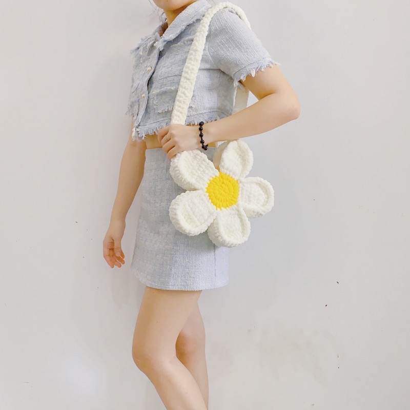 BLOOM FLOWER BAG - TÚI LEN BÔNG HANDMADE