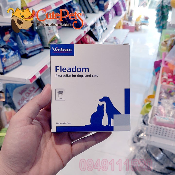 Vòng cổ chống rận Fleadom Virbac - CutePets