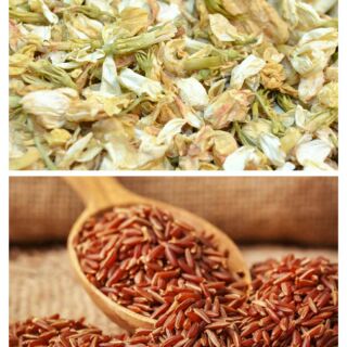 1kg Trà gạo lứt huyết rồng mix hoa nhài