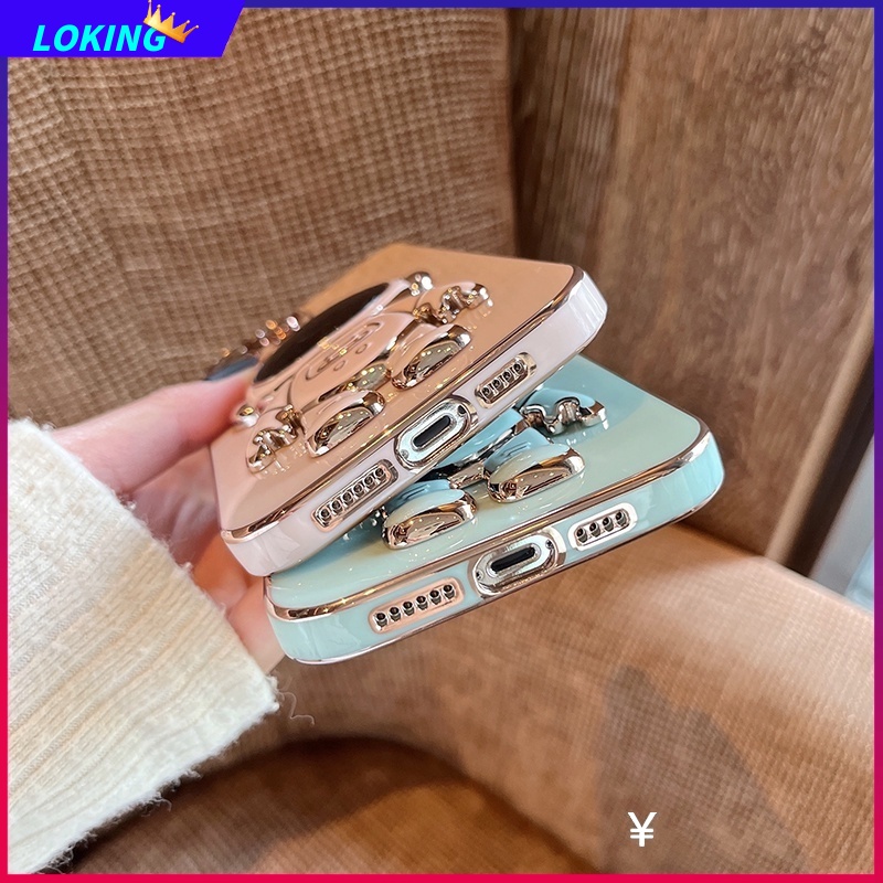 Ốp Điện Thoại Silicon Có Giá Đỡ Hình Phi Hành Gia Cho Xiaomi Redmi Note 12 11 10 9 Pro 11S 10S 12S