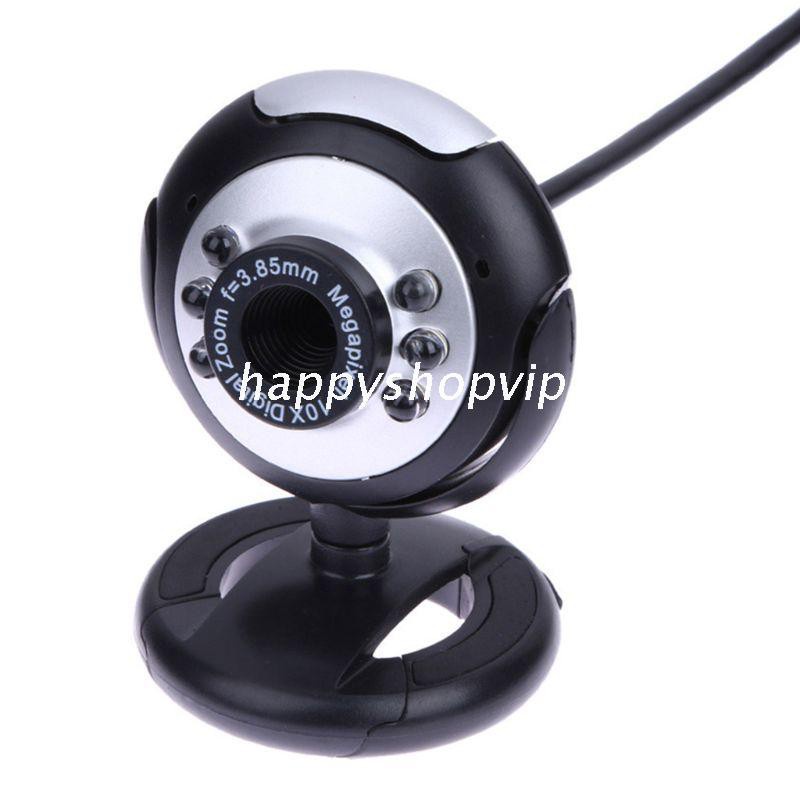 HSV Clip-on Night Vision Six-lamp Computer Camera Laptop Webcam Video Zoom Home Lens