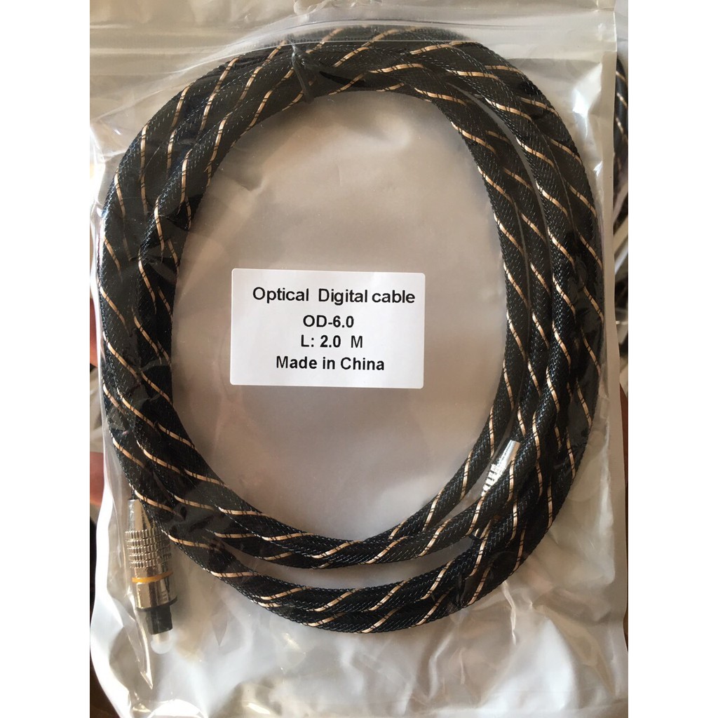 Dây audio quang optical dài 2m, 3m, 5m