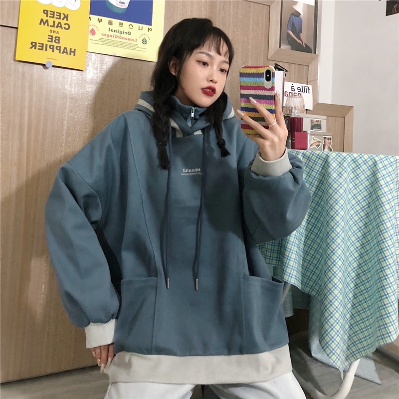 [Tạm ngưng Order] Áo hoodie ulzzang form rộng hai túi ngang phong cách Hàn Quốc | BigBuy360 - bigbuy360.vn