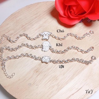 Lắc tay bạc 12 con giáp