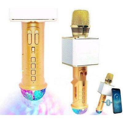 Micro karaoke bluetooth không dây SD-10  led  Mic kèm loa, bắt âm tốt, hỗ trợ thu âm - BH 6 tháng