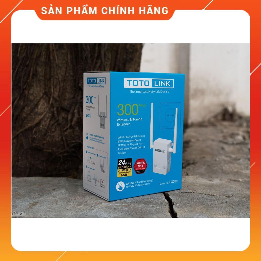 [Giá Sập Sàn] Bộ thu phát wifi TOTO LINK EX200