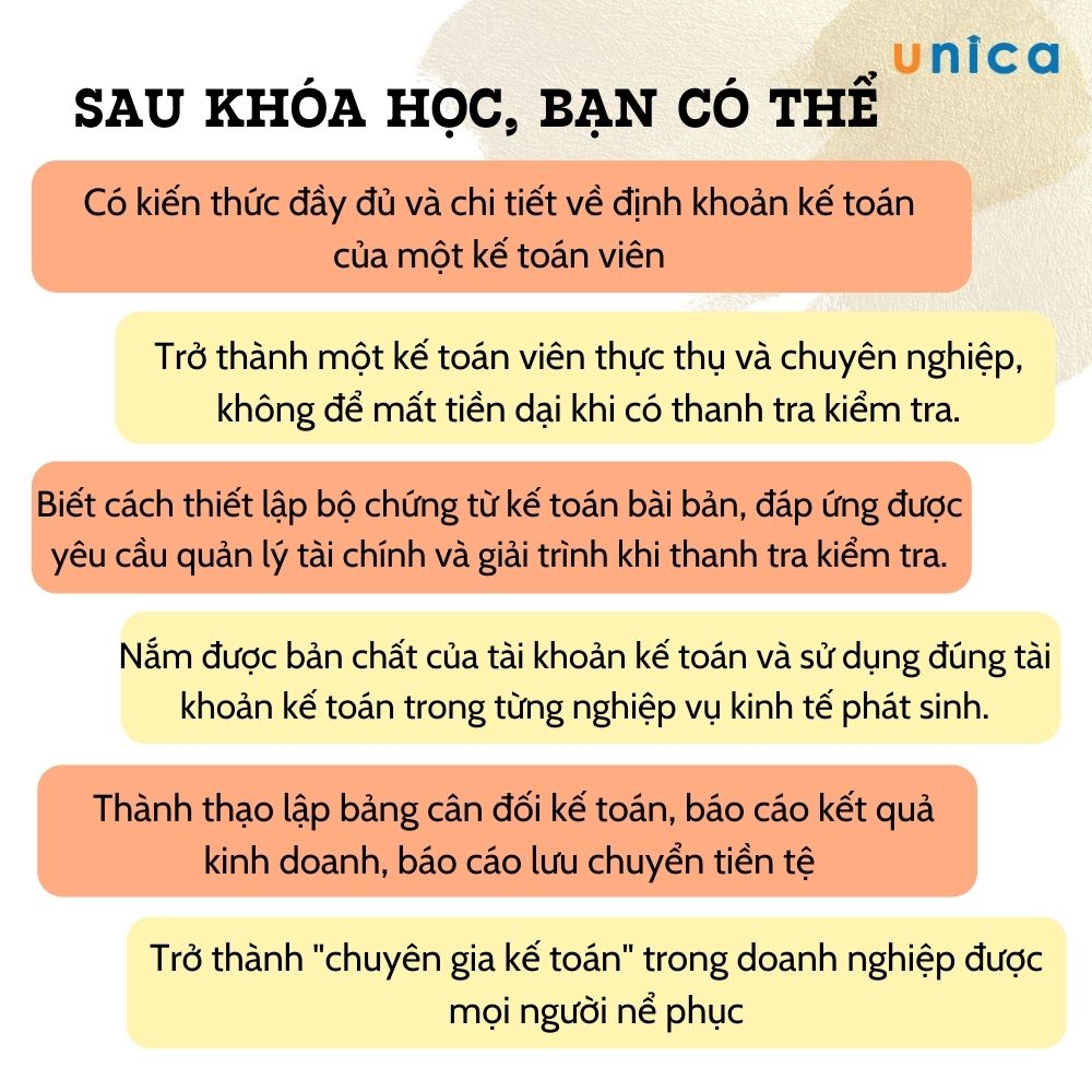 Toàn quốc- [Evoucher] Khóa học Định khoản kế toán cho người mới bắt đầu , GV Phan Khắc Hoan UNICA.VN