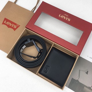 Set Levis ví logo đỏ + nịt gài