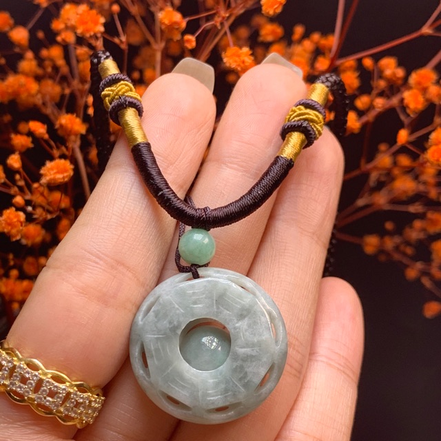 Mặt dây đeo cổ Bát Quái phong thuỷ- tặng dây
