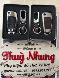 Ốp chia khoá audi có chìa gập