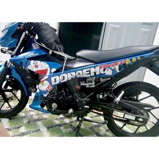 Tem Doremon Raider FI rời xe xanh có thể đổi màu (bộ)