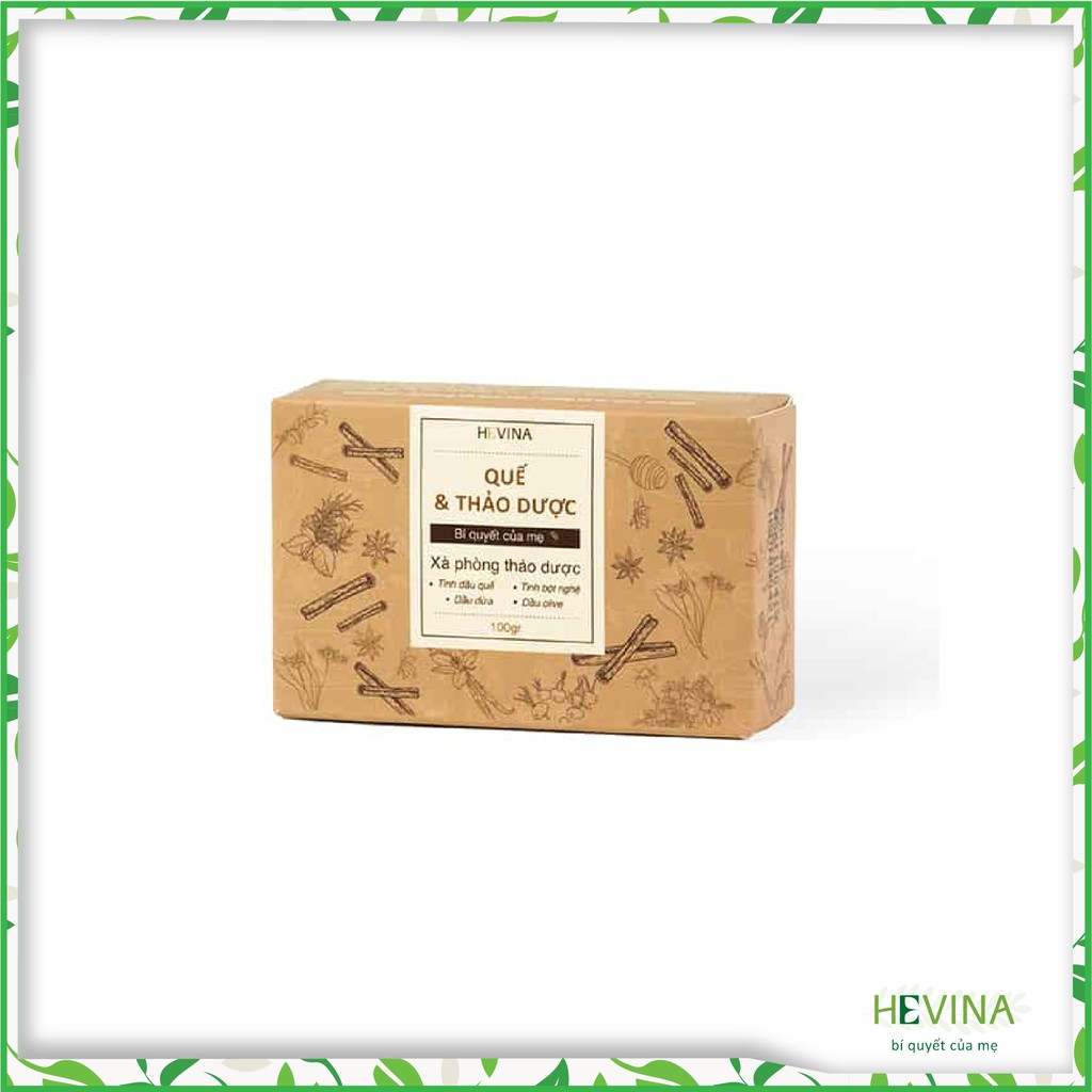 [HÀNG CHÍNH HÃNG - HEVINA] XÀ BÔNG THẢO DƯỢC TINH DẦU QUẾ | BigBuy360 - bigbuy360.vn