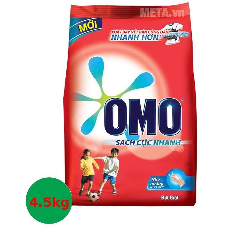 [KÈM QUÀ TẶNG] Bột giặt OMO bọt hệ thông minh 4.5kg.