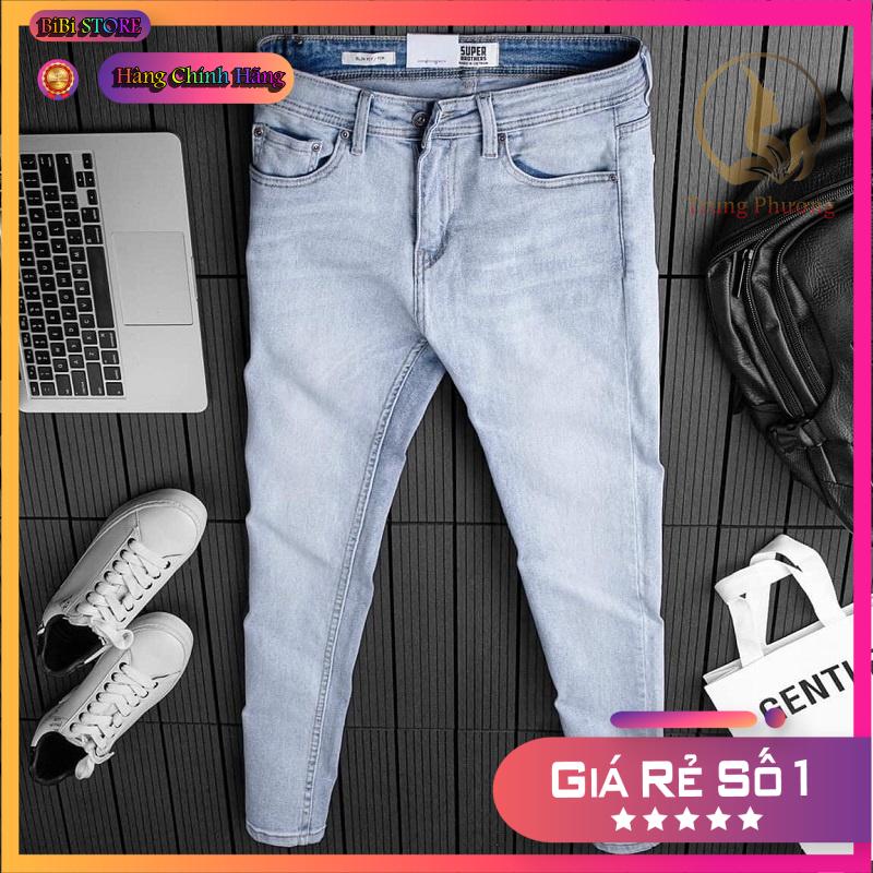 Quần Jean S.Bros xuất dư, Chất Vải Jean Demin Mềm Mại. Form Slim Fit (HCM)