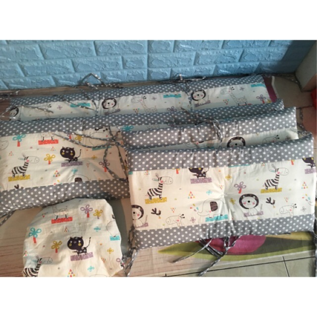 Bộ ga và quây cũi phối vải