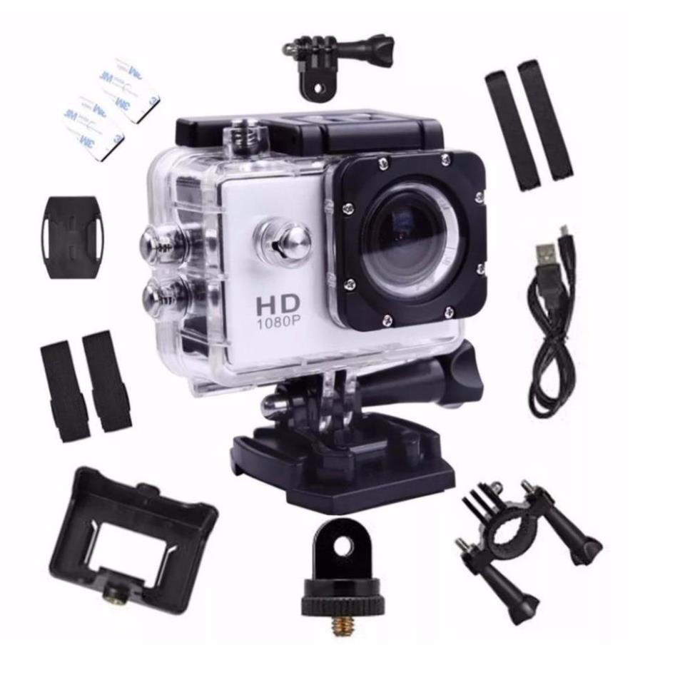 [BẢO HÀNH 6 THÁNG] Camera hành trình 2.0 Sport Cam A9 CHỐNG NƯỚC, CHỐNG RUNG Cho Ô tô, Xe máy, xe đạp- BMCAR