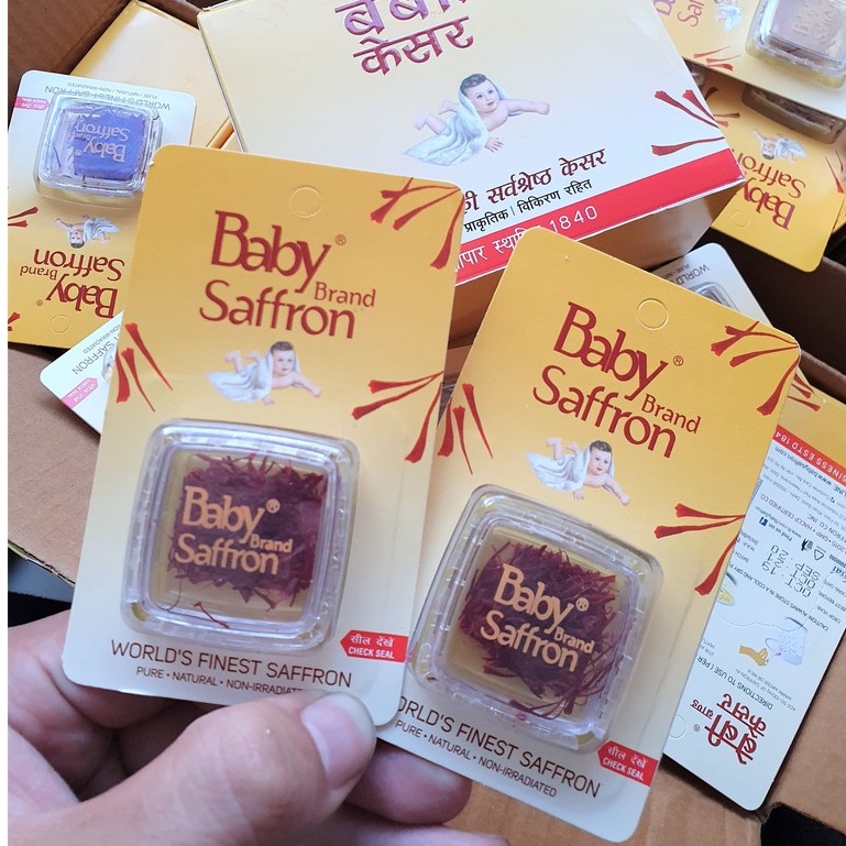 Saffron Baby chính hãng từ Kashmir - Nhụy hoa nghệ tây Ấn độ loại 1 (500mg)