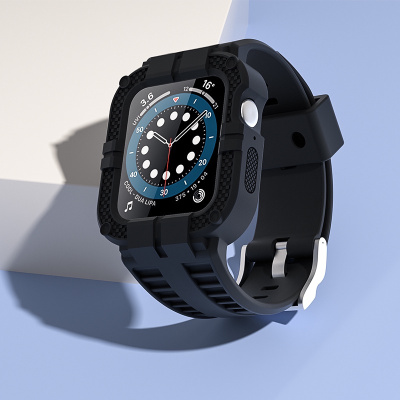 Dây Đeo Dạng Giáp Cho Đồng Hồ Thông Minh Smart Watch 7 6 5 4 3 SE 45mm 41mm 44mm 42mm 40mm 38mm