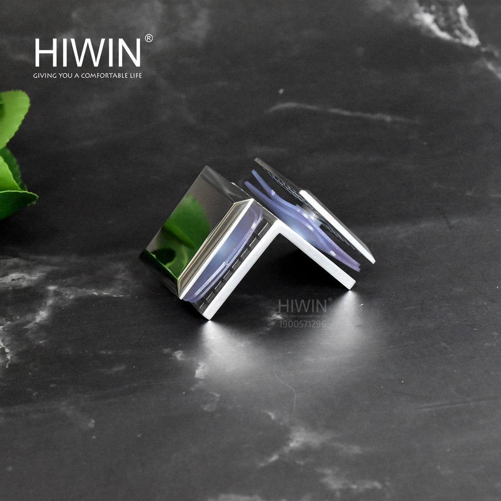 Kẹp định vị phòng tắm kính 90 độ kính kính mặt gương inox 304 Hiwin FC-2083