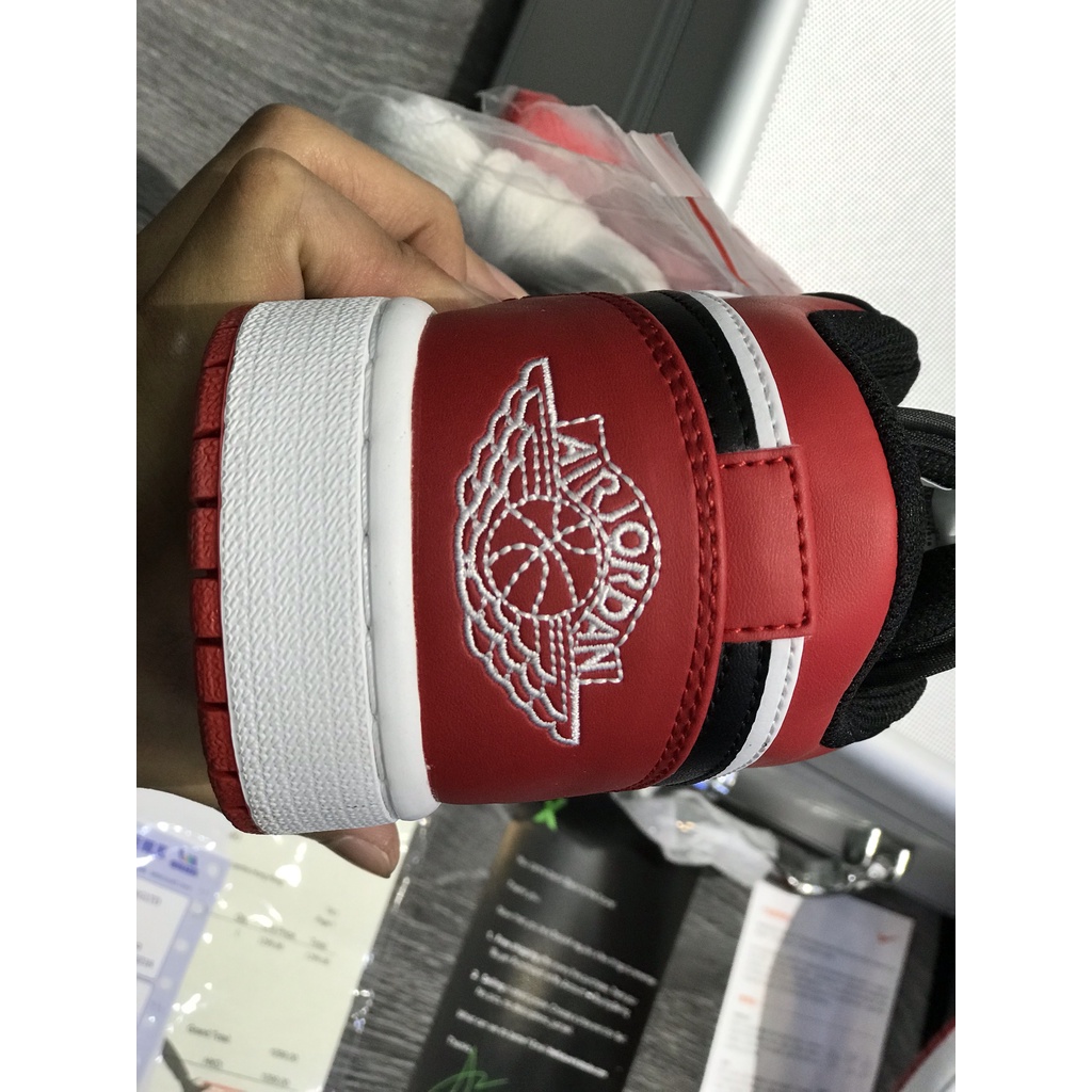 Siêu Phẩm Giày Thể Thảo Sneaker JD Đỏ Trắng  Bred Toe 2020 Cao Cấp Ảnh Thật + freeship + Tặng Tất
