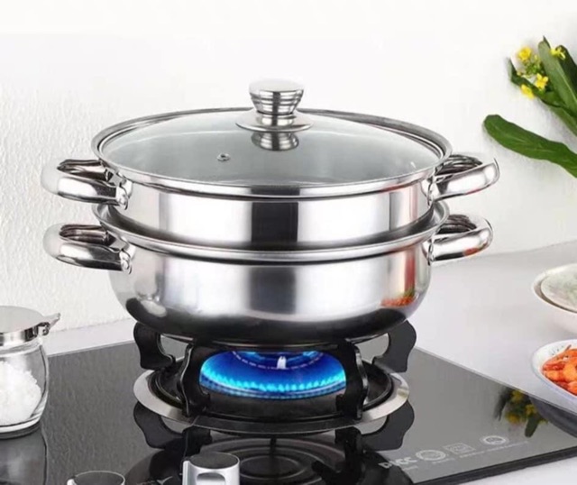 Nồi hấp inox 2 tầng POT size 28cm