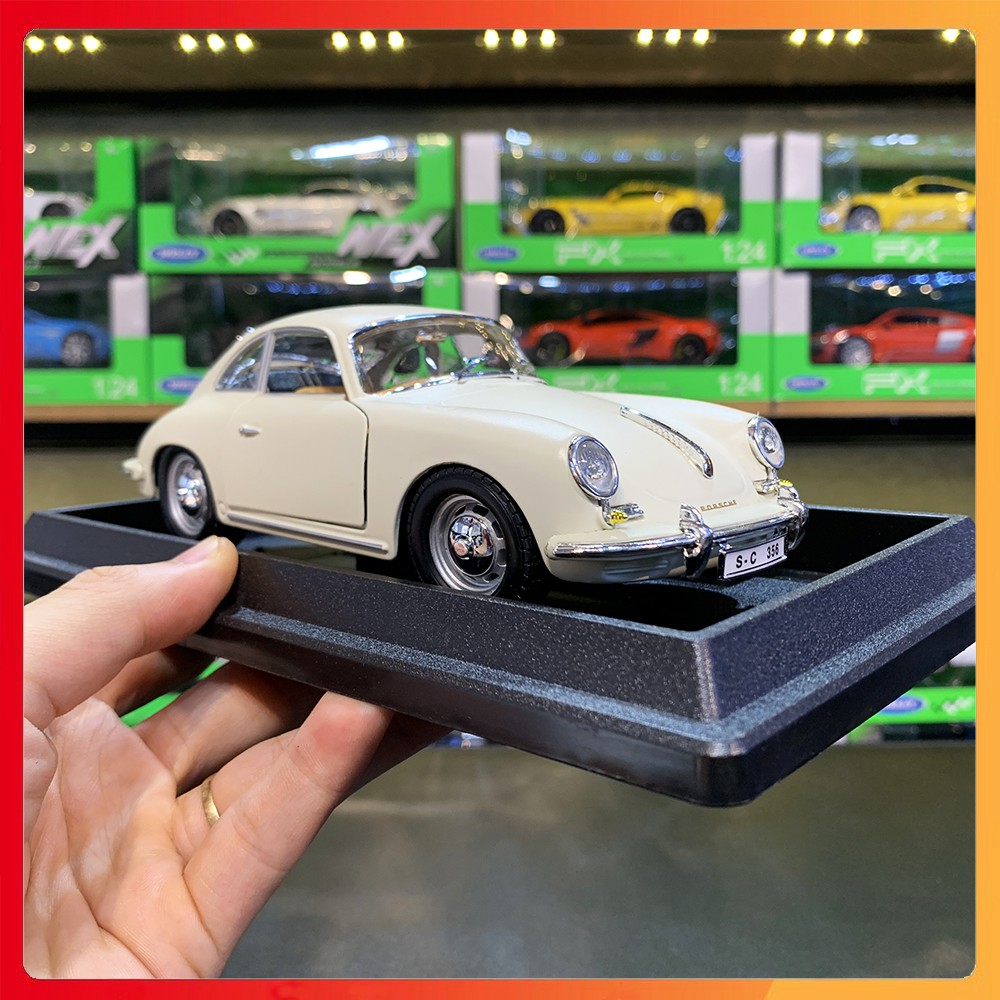 Mô hình xe Porsche 356B Coupe 1961 tỉ lệ 1:24 Bburago